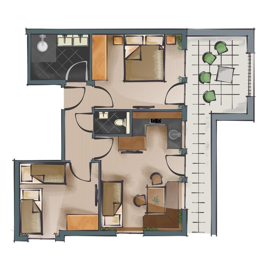 Waidmannsruh Appartements Gerlos Eksteriør billede